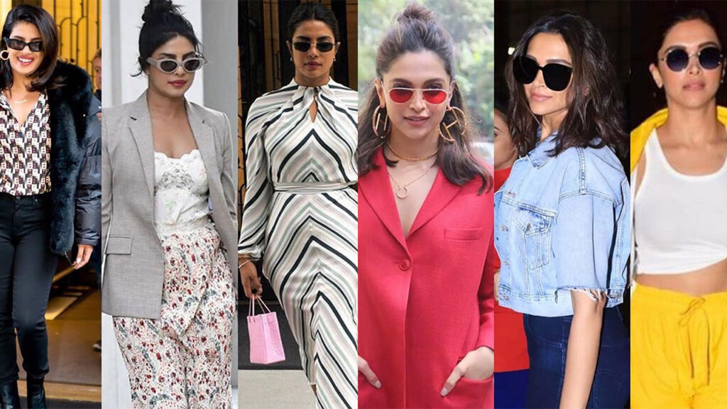 IN PHOTOS: Priyanka Chopra Jonas and Deepika Padukone's hottest looks in their sunglass collection 8