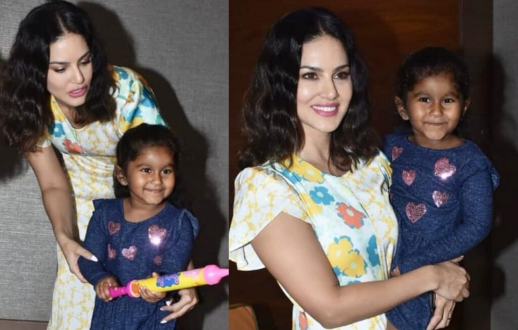 [In Video] HOT Sunny Leone and daughter all set for Holi 2020