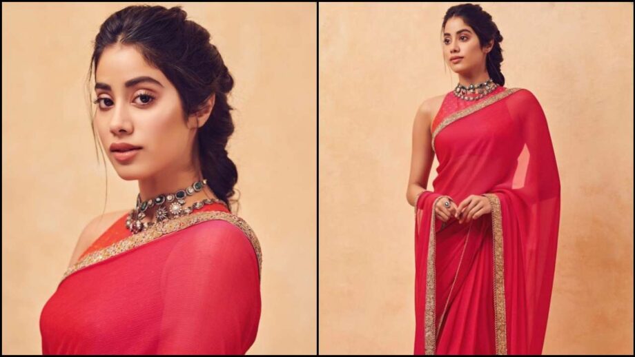 Janhvi Kapoor looks drop-dead gorgeous in saree 1