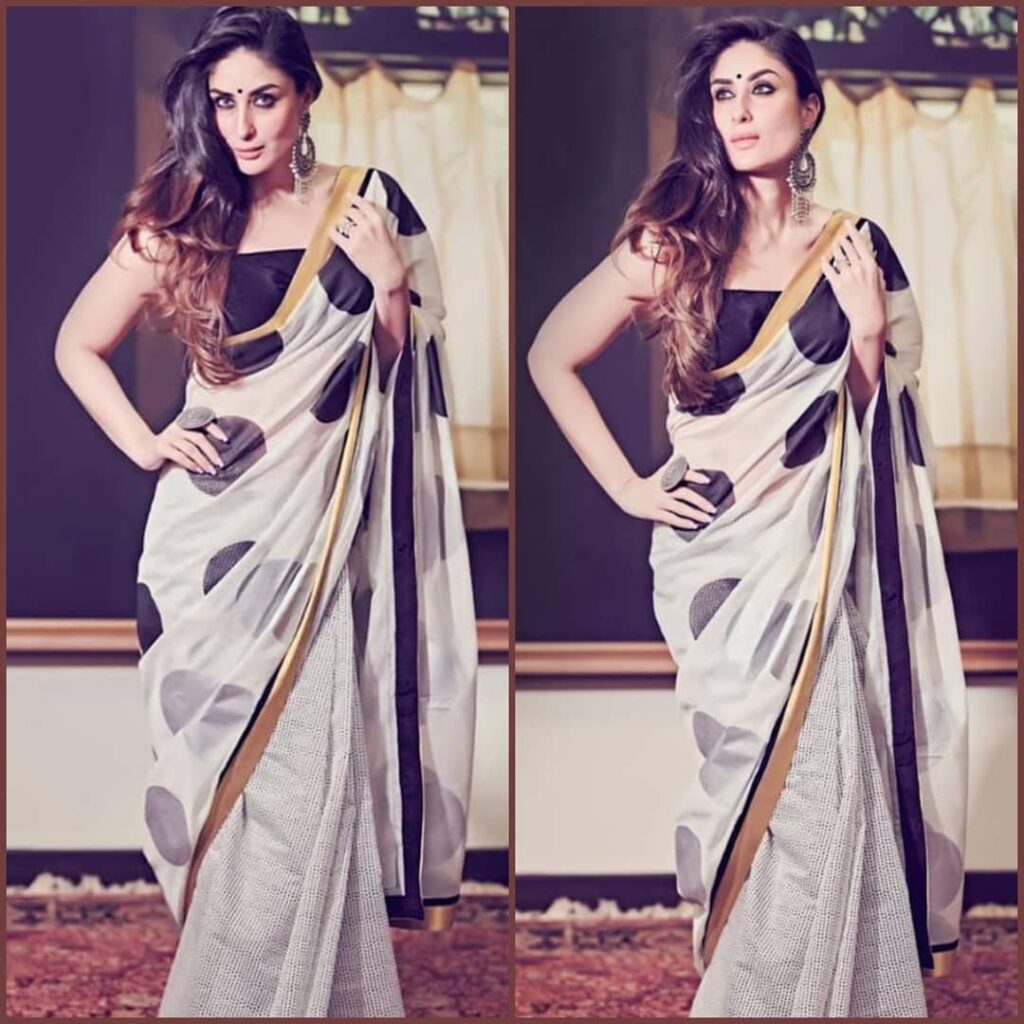 In Photos: How to get the saree style perfect like Kareena Kapoor Khan, Deepika Padukone, Shraddha Kapoor, and Priyanka Chopra Jonas - 0