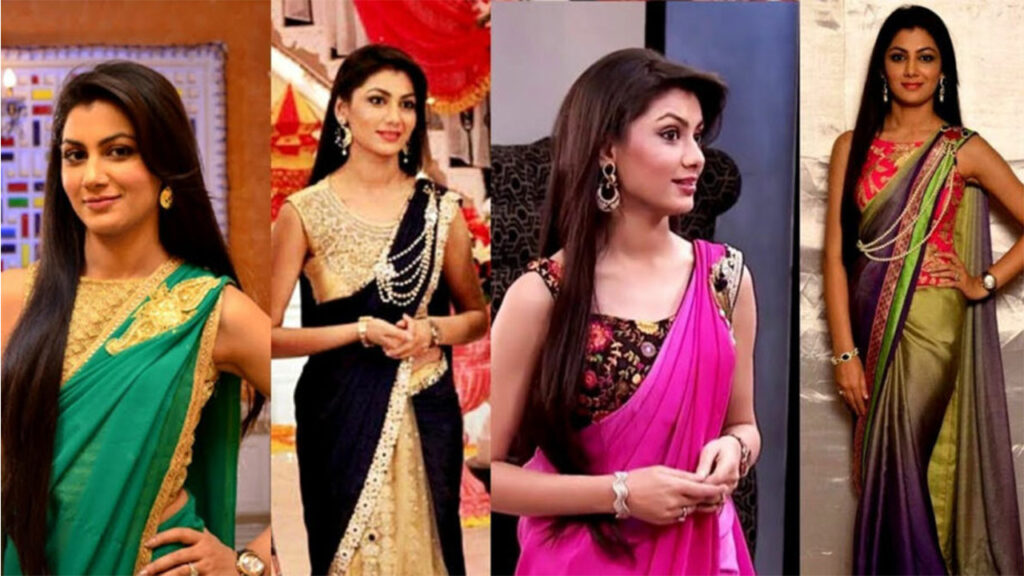 Kumkum Bhagya: Every time Pragya Aka Sriti Jha Stuns In Floral Saree 6