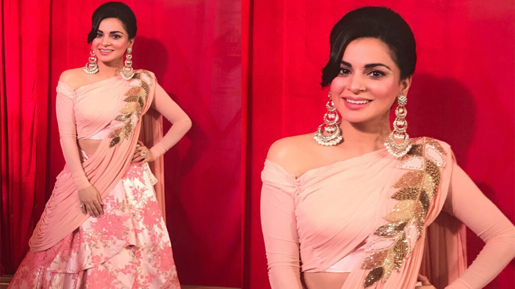 Kundali Bhagya: Every time Preeta Aka Shraddha Arya Stuns In Floral Saree 9