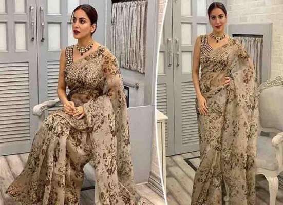 Kundali Bhagya: Every time Preeta Aka Shraddha Arya Stuns In Floral Saree - 3