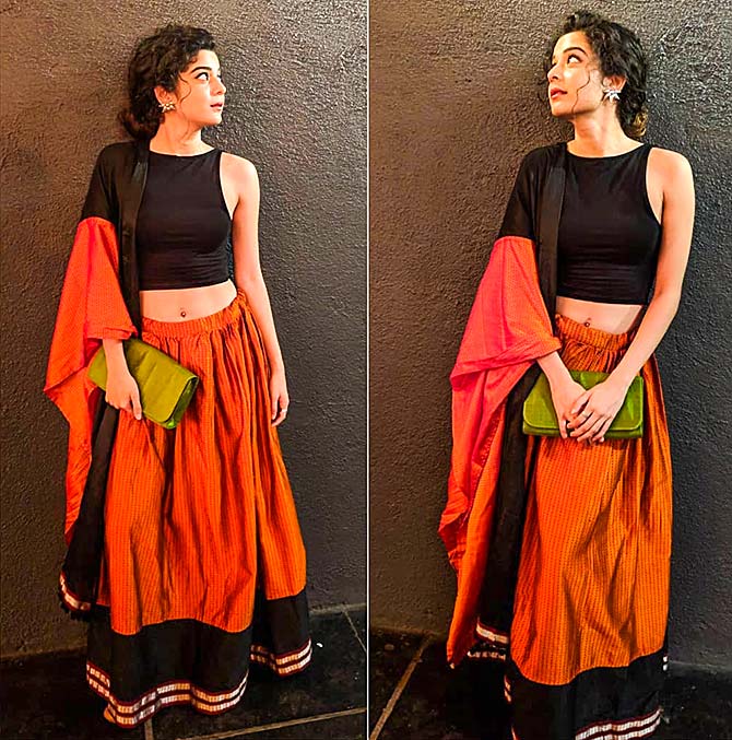 Mithila Palkar Ethnic Wardrobe Is Proof of her Love for Lehengas; See Pictures - 1