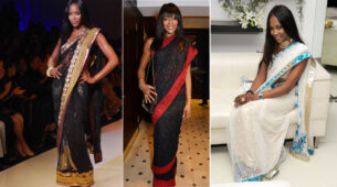 Naomi Campbell Looks Drop Dead Gorgeous In Saree