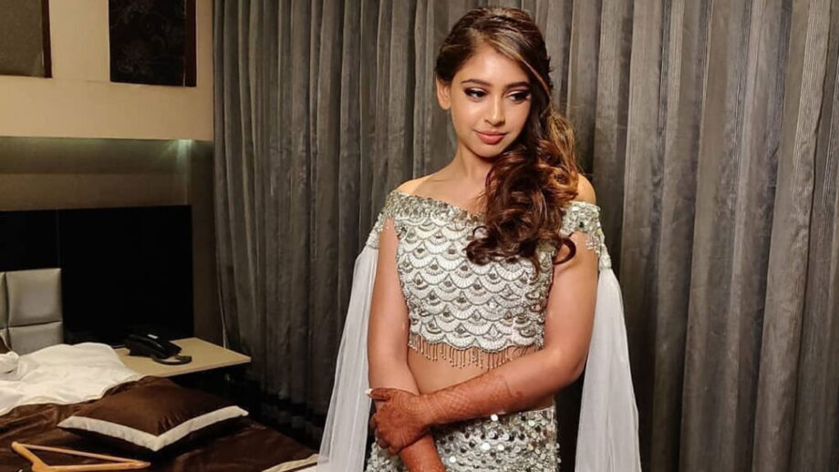 Niti Taylor radiates elegance in her engagement lehenga