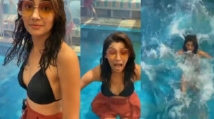 OMG!! Someone pushes Kumkum Bhagya actress Sriti Jha into the pool