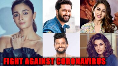 Read to know how Alia Bhatt, Sara Ali Khan, Suresh Raina, Vicky Kaushal and Kriti Sanon are fighting against Coronavirus