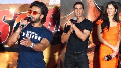 Sooryavanshi Trailer Launch: Journalist calls Ranveer Singh ‘Kamina’ , Akshay Kumar INSULTS HIM back like a ‘BOSS’