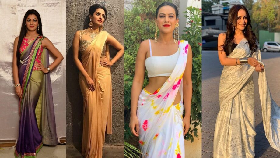 Sriti Jha, Anita Hassanandani, Nia Sharma, Surbhi Jyoti: Who Carried Designer Saree Better?   1