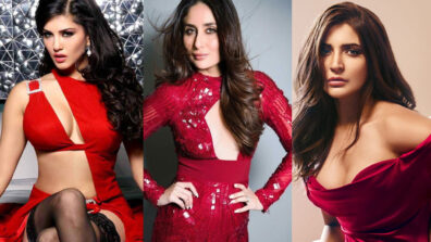 Kareena Kapoor Khan to Anushka Sharma in Red Too HOT to handle Pictures