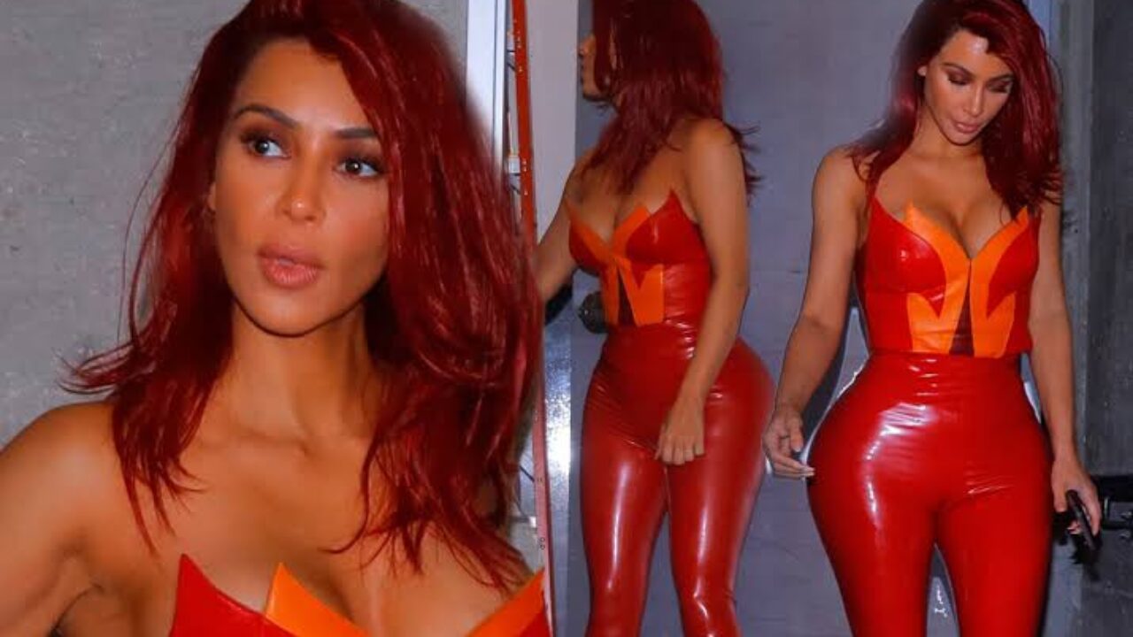 Times When Kim Kardashian Looked Ravishing In Red; See Pics Inside 3