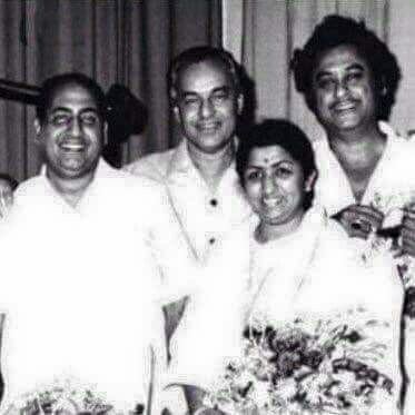 Times when Lata Mangeshkar, Mohammed Rafi, Mukesh, and Kishore met together for a song