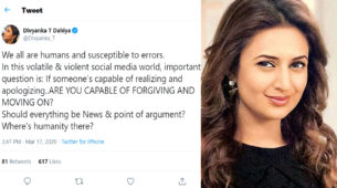 TV star Divyanka Tripathi’s Coronavirus mistake