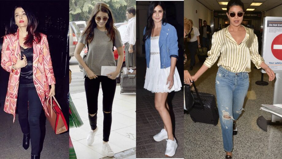 Aishwarya Rai, Anushka Sharma, Katrina Kaif, Priyanka Chopra: Easy Summer Travel Outfits 8