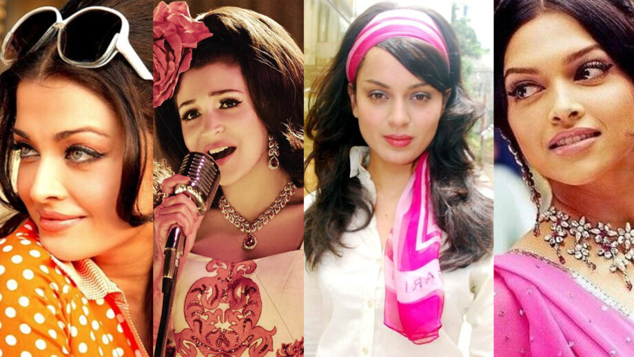 Aishwarya Rai Bachchan, Anushka Sharma, Kangana Ranaut, Deepika Padukone: Celebs and Their Retro Style Outfits Are Too Cute! 4