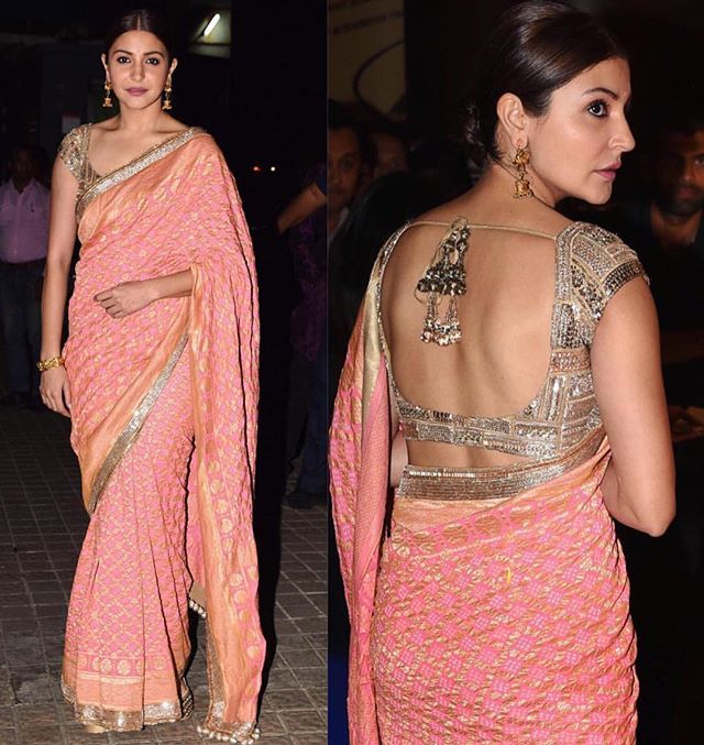 Aishwarya Rai Bachchan, Anushka Sharma, Kareena Kapoor Khan: 5 Evergreen and Trendy Saree Blouse Designs - 4