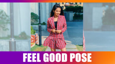 Anushka Sen in ‘checkered red’ looks HOT