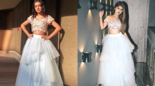 Avneet Kaur or Arishfa Khan: Who Pulled Off The White Ruffle Skirt With Crop Top Better?