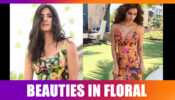 Checkout Pictures: Katrina Kaif and Disha Patani sizzle in floral designs