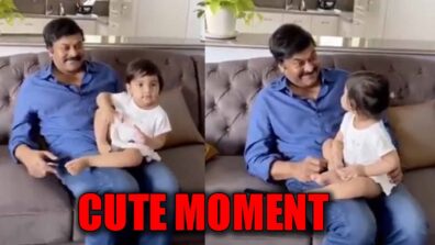 Chiranjeevi and granddaughter Navishka’s CUTE moment