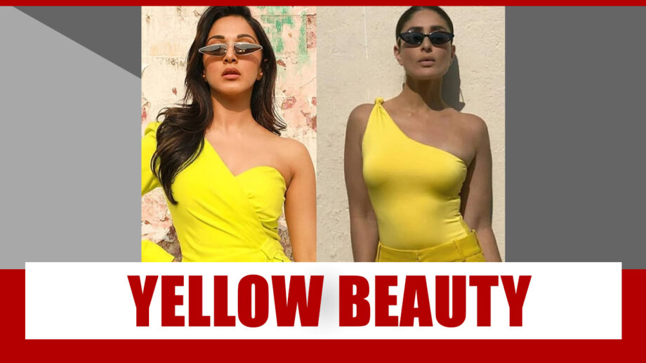 Dare To Decide: Kiara Advani Or Kareena Kapoor In One-Shoulder Yellow Dress