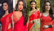 Drashti Dhami, Nia Sharma, Sanaya Irani, Surbhi Jyoti: TV Actresses Who Stole Heart In Red Saree