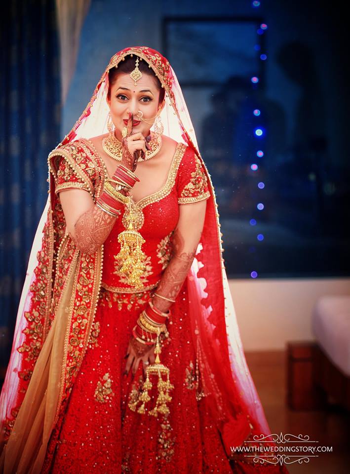 Dreaming about your picture-perfect wedding lehenga? Check Out Divyanka Tripathi’s Pics - 0