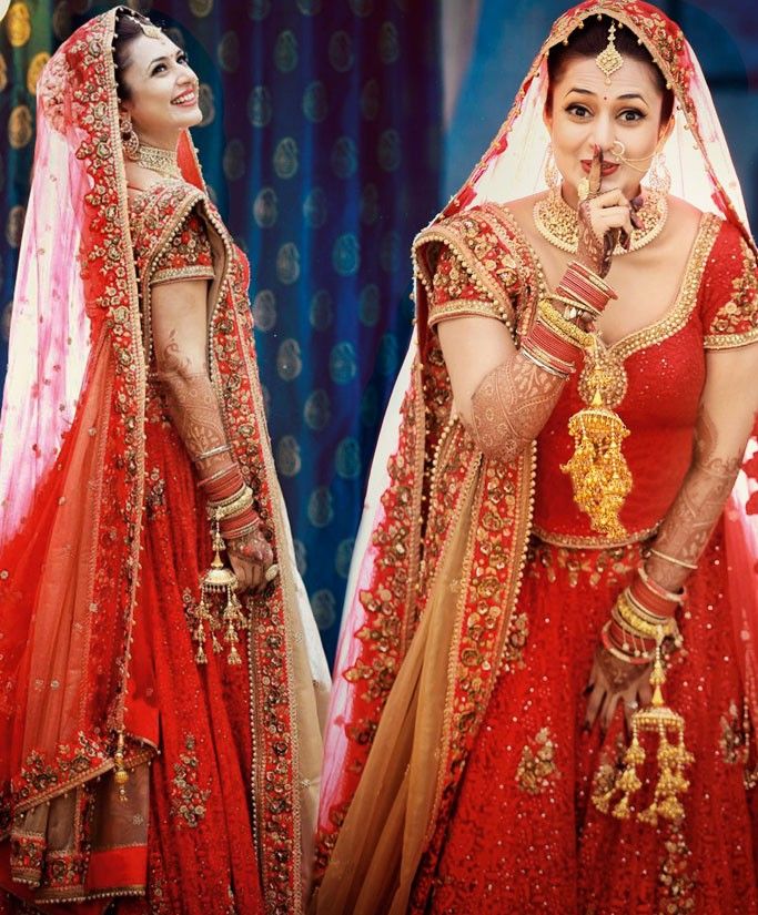 Dreaming about your picture-perfect wedding lehenga? Check Out Divyanka Tripathi’s Pics - 1