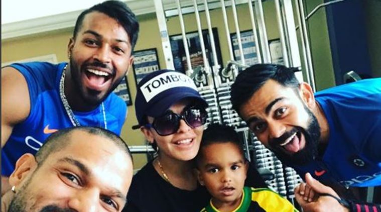 Fun Moments Of Shikhar Dhawan’s Son Zoravar With Indian Squad - 0