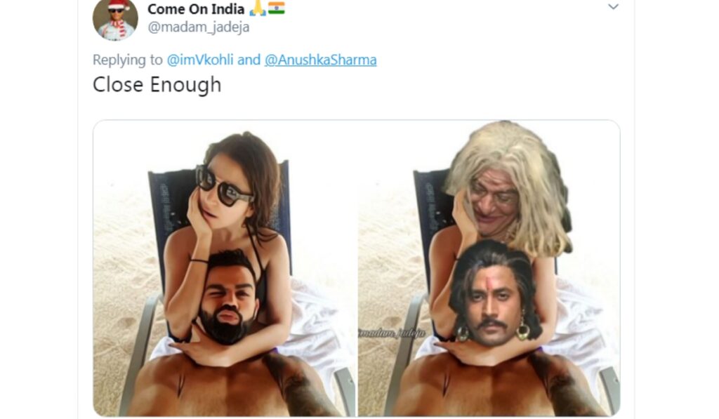 Funniest Memes Made From Virat Kohli-Anushka Sharma’s Vacay Pics - 1