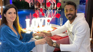 Hardik Pandya And Natasa Stankovic Sweet Moments Together!