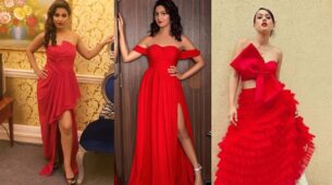 Hina Khan Vs Sriti Jha Vs Nia Sharma: Who pulled off the red gown better?
