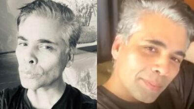 IN PHOTO: Filmmaker Karan Johar shows off his ‘grey hair’ during lockdown, says, ‘For whom and what shall I beautify myself?’