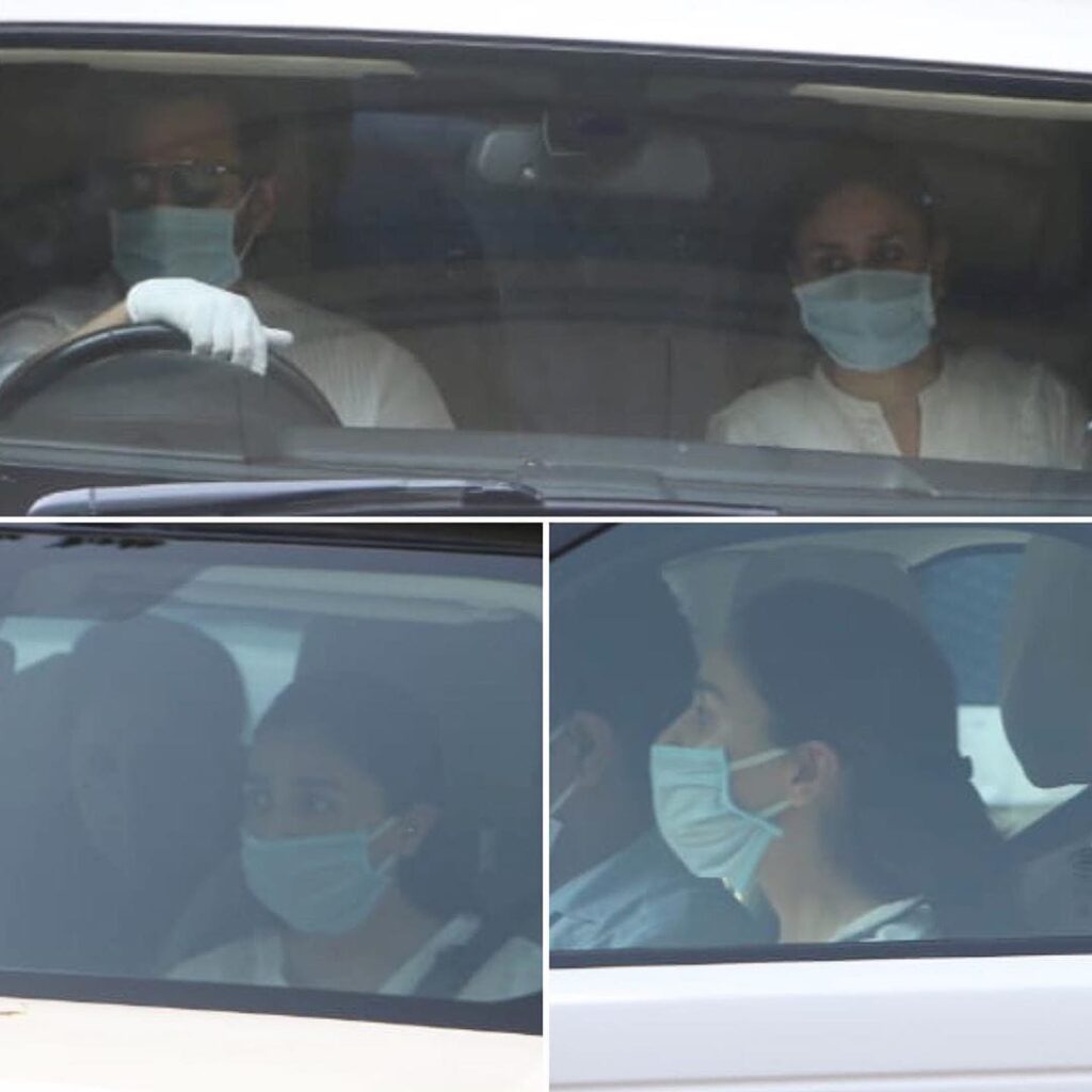 In Photos: Alia Bhatt, Kareena Kapoor Khan, Abhishek Bachchan and Saif Ali Khan leave for Rishi Kapoor’s funeral - 0