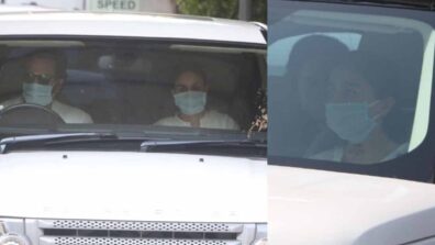 In Photos: Alia Bhatt, Kareena Kapoor Khan, Abhishek Bachchan and Saif Ali Khan leave for Rishi Kapoor’s funeral