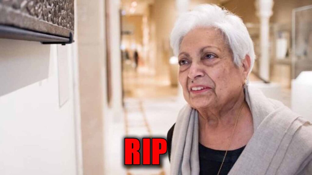 Indian artist Zarina Hashmi passes away in London