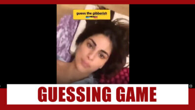 It’s gibberish for Kundali Bhagya fame Shraddha Arya as she plays a ‘guessing game’