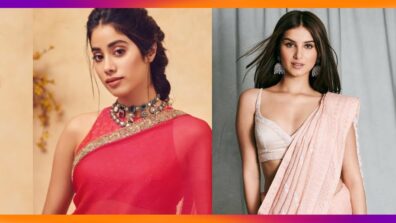Janhvi Kapoor and Tara Sutaria’s simple yet striking saree look!
