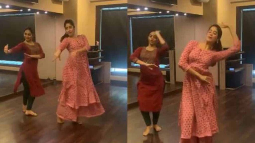 Janhvi Kapoor grooves on Aishwarya Rai's song Salaam, WATCH VIDEO