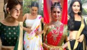 Jennifer Winget, Nia Sharma, Divyanka Tripathi, Surbhi Chandna: Best Celebrity Silk Saree Looks!