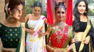Jennifer Winget, Nia Sharma, Divyanka Tripathi, Surbhi Chandna: Best Celebrity Silk Saree Looks!