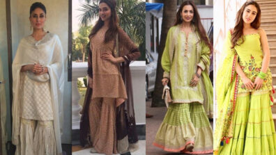 Kareena Kapoor Khan, Deepika Padukone, Malaika Arora, Sara Ali Khan: Who pulled off Sharara Suit Best?