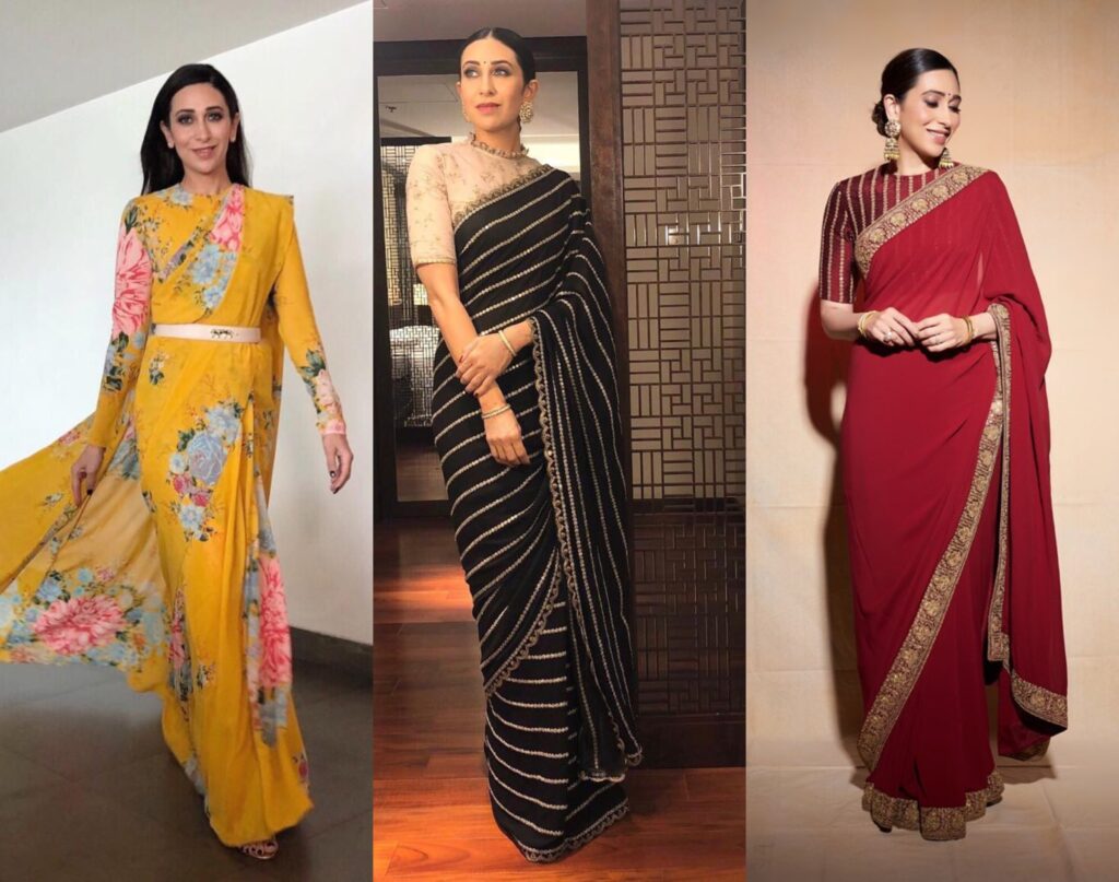 Karisma Kapoor’s Saree Look: Be the best-dressed bridesmaid at your friend’s wedding ceremony - 1