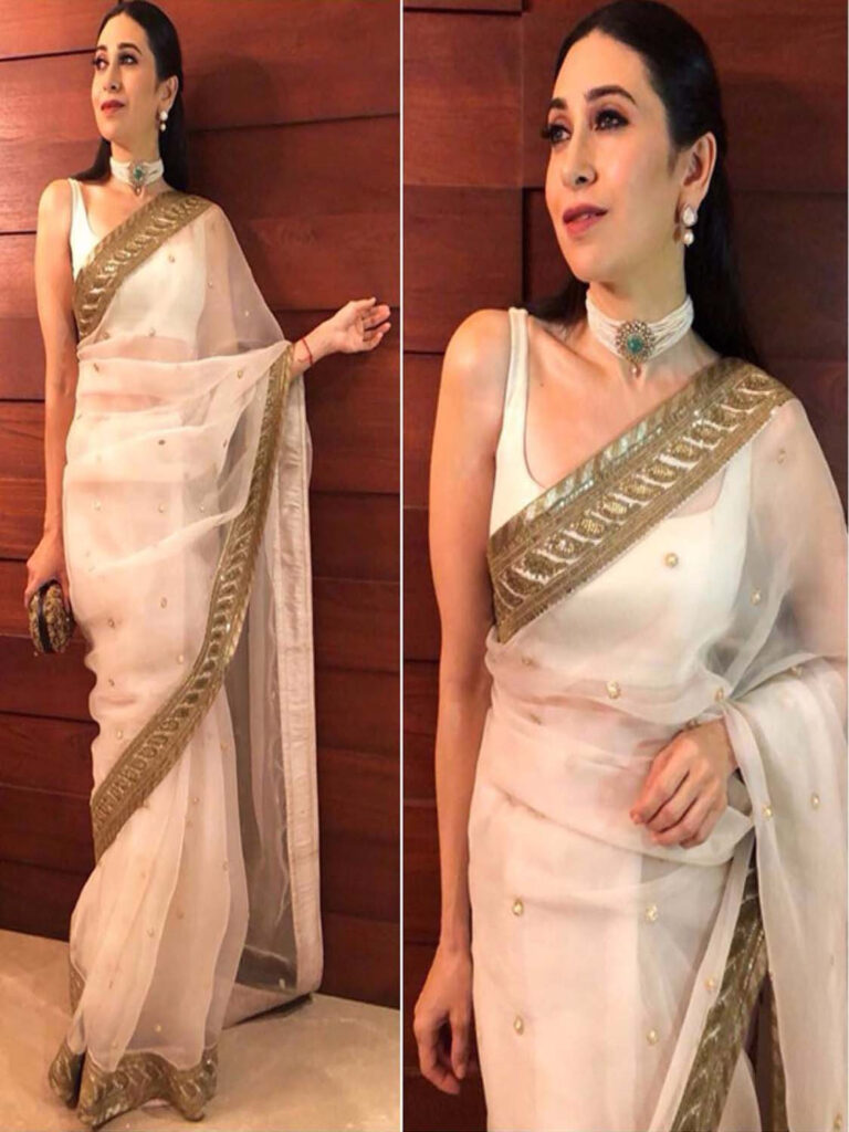 Karisma Kapoor’s Saree Look: Be the best-dressed bridesmaid at your friend’s wedding ceremony - 0