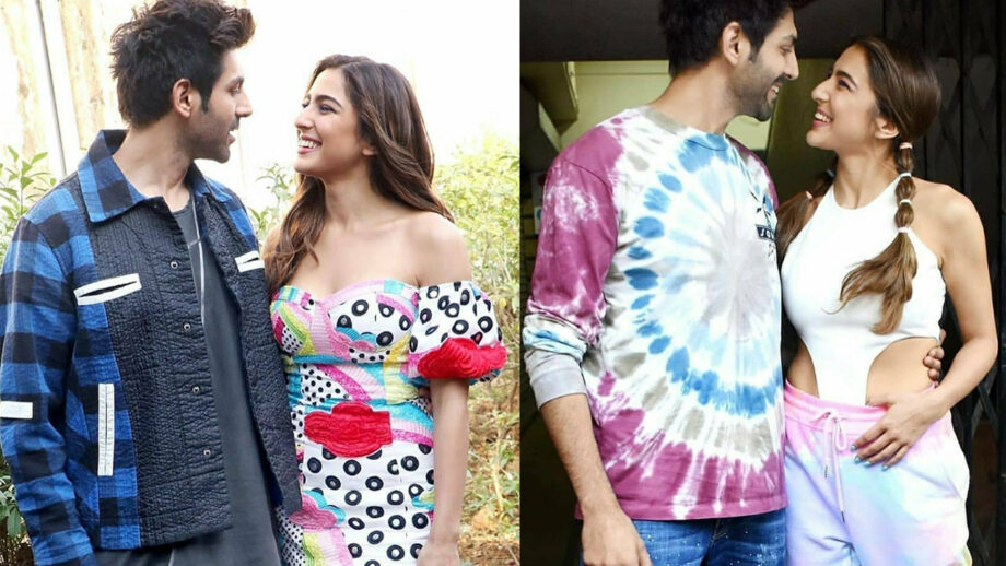 Kartik Aaryan and Sara Ali Khan's Eye-Lock Moments!