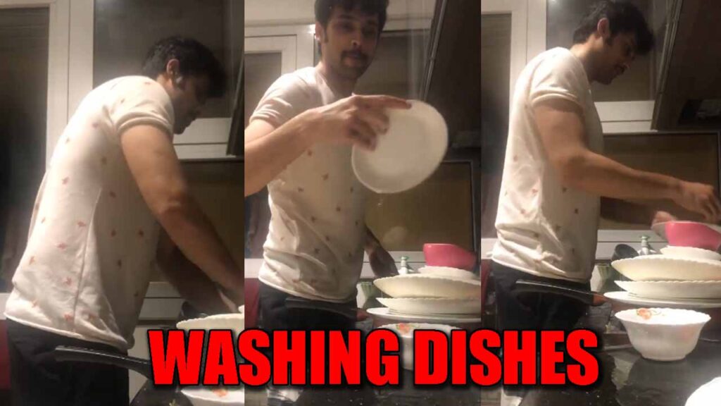 Kasautii Zindagii Kay actor Parth Samthaan's washing dishes video goes viral