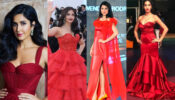 Katrina Kaif, Aishwarya Rai Bachchan, Anushka Sharma And Nora Fatehi Look Radiant In Red Outfit!