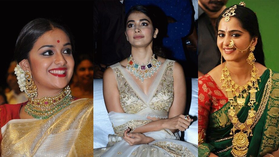Keerthy Suresh, Pooja Hegde, Anushka Shetty: Who Carried Layered Necklace Well? 6