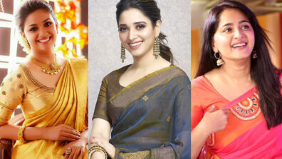 Keerthy Suresh, Tamannaah Bhatia And Anushka Shetty’s collection of sarees is something to die for